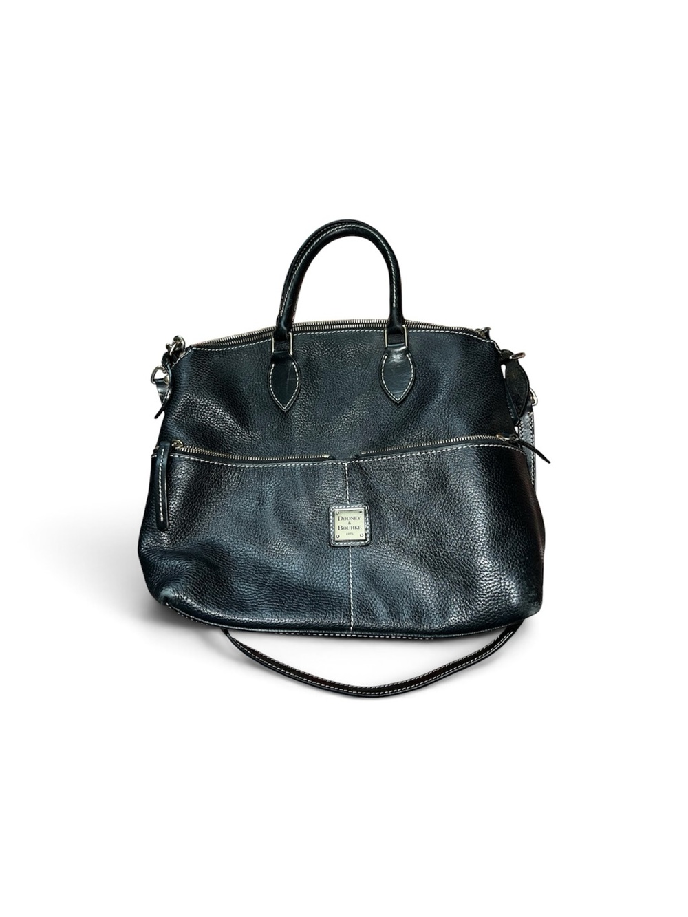 GUC~Dooney & Bourke Black Leather Satchel